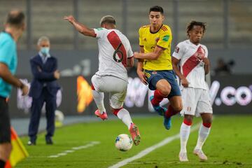 La Selección Colombia derrotó 0-3 a Perú en el estadio Nacional de Lima, por la séptima jornada de las Eliminatorias Sudamericanas.