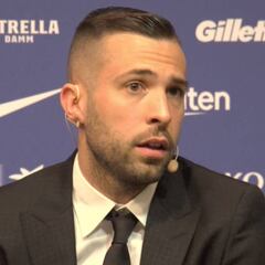 Jordi Alba, renovado: "Tengo ganas de seguir ganando en mi casa"