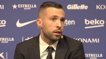 Jordi Alba, renovado: "Tengo ganas de seguir ganando en mi casa"