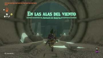 the legend of zelda tears of the kingdom nintendo switch guia santuario apog'eq