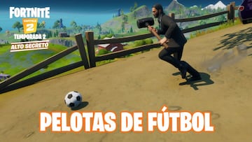 Fortnite Cap&iacute;tulo 2 - Temporada 2 | Desaf&iacute;o de Travesuras de Mia&uacute;sculos: chuta una pelota de f&uacute;tbol a 100 metros