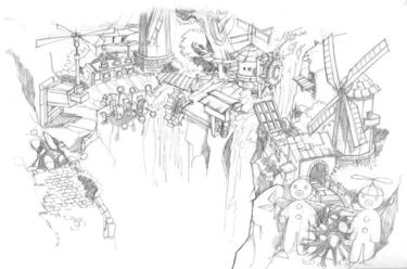 Publican el arte conceptual de un juego de lucha de Shrek