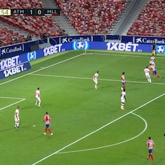 El característico gol que este Atleti disfruta mil veces más que uno al tiki-taka: Llorente, otra vez de '10'
