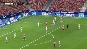 El característico gol que este Atleti disfruta mil veces más que uno al tiki-taka: Llorente, otra vez de '10'
