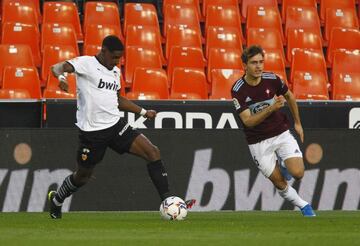 Correia, en el partido ante el Celta.