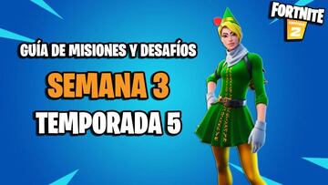 Fortnite Semana 3 Temporada 5: todas las misiones y desafíos; cómo completar y recompensas