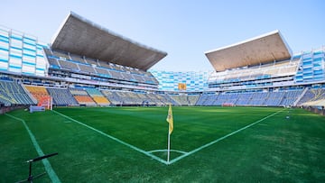 General view Stadium during the final first-leg match between America and Monterrey as part of the Torneo Apertura 2024 Liga MX at Cuauhtemoc Stadium, on December 12, 2024 in Puebla, Mexico.