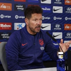Simeone: "Recuerdo cuando Xavi decía que el fútbol del Atlético no era para los equipos grandes"