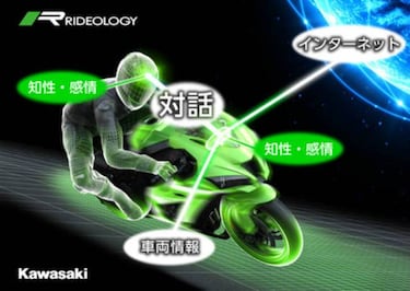 Kawasaki trabaja en la primera moto con Inteligencia Artificial