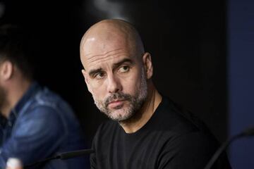 Hacked off | Manchester City's manager Pep Guardiola.