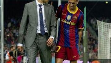 Pedro estará unas tres semanas de baja por una rotura en los isquiotibiales