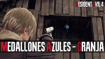 resident evil 4 remake medallones azules granja