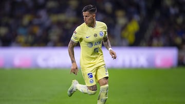   Brian Rodriguez of America during the game America vs Puebla, corresponding to the Quarter Finals second leg match of the Torneo Apertura 2022 of the Liga BBVA MX, at Azteca Stadium, on October 15, 2022.

<br><br>

Brian Rodriguez de America durante el partido America vs Puebla, correspondiente al partido de vuelta de Cuartos de Final del Torneo Apertura 2022 de la Liga BBVA MX, en el Estadio Azteca el 15 de octubre de 2022.