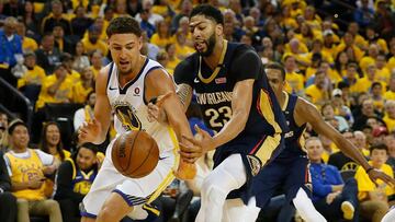 La posible llegada de Davis a los Lakers podría provocar que Klay Thompson dejara los Warriors