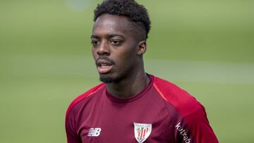 Iñaki Williams en Lezama.
