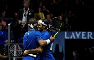 Federer y Nadal ganaron a Querrey y Sock.