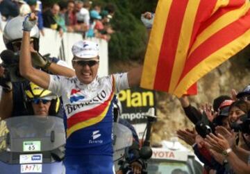 El suizo Alex Zülle es el ciclista que más días ha vestido el maillot de líder en la ronda española, con un total de 48 días.