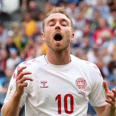 Las mejores imágenes del Dinamarca 1-1 Australia