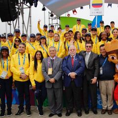 Colombia ya iza bandera en la Villa Panamericana