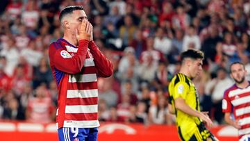 Callejón se lamenta de otra ocasión fallada.