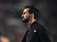 Arbeloa durante el partido de Copa del Rey contra el Albacete.