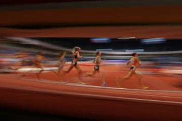 3000 metros femeninos.  Eilish McColgan de Gran Bretaña.
