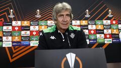 Pellegrini, en sala de prensa. 