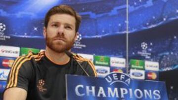 Xabi Alonso, en conferencia del prensa.