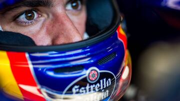 Carlos Sainz en Bakú.