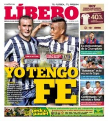 Portadas de la prensa deportiva