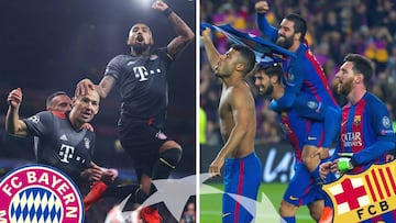 Barça y Bayern, favoritos en las apuestas para la Champions