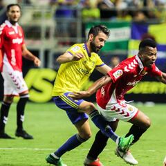 Cádiz - Nàstic: goles, resumen y resultado