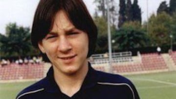 Lionel Messi lleg&oacute; a Barcelona para jugar en las categor&iacute;as infantil B, A y cadete A