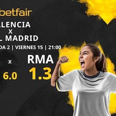 Valencia CF vs. Real Madrid CF: horario, TV, estadísticas, clasificación y pronósticos de la Liga F