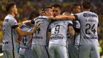 El festejo de las Águilas del América.