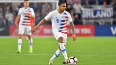 Weston McKennie en partido con Estados Unidos