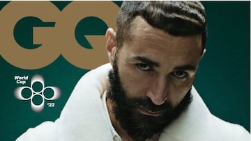 Karim Benzema, cover star of 'GQ'.