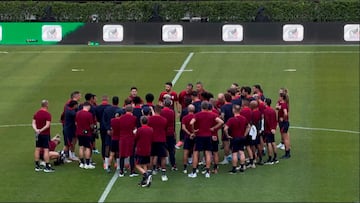 Así transcurrió el último entrenamiento de Estados Unidos antes de enfrentar a México