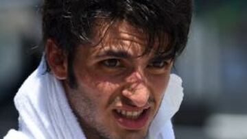 Carlos Sainz reconoció que había cometido un error.