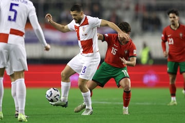 Mateo Kovacic, jugador del Manchester City, durante el partido de la UEFA Nations League entre Portugal y Croacia.