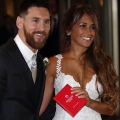 Se casaron Messi y Antonella