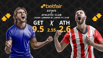 Getafe CF vs. Athletic Club: horario, dónde ver, pronósticos y clasificación