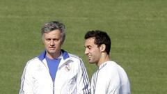 Mourinho y Arbeloa, cuando el portugu&eacute;s dirig&iacute;a al Real Madrid.