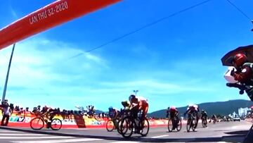 Final de la octava etapa del Tour de Vietnam.