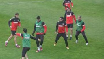 ATLETICO DE MADRID ENTRENAMIENTO