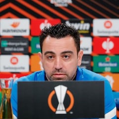 Xavi: "Hemos tenido mala suerte en el sorteo, el Eintracht es mejor de lo que la gente se cree"