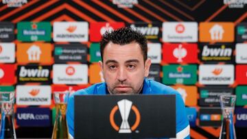 Xavi: "Hemos tenido mala suerte en el sorteo, el Eintracht es mejor de lo que la gente se cree"