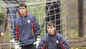 <b>EL SABADO, TITULAR. </b>Las bajas de Aranzubia y Lafuente propician que Pampín juegue ante el Racing.