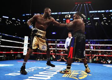 El boxeador estadounidense retuvo el título mundial de los pesados del Consejo Mundial en el primer asalto a los 2 minutos 59 segundos dejando KO al haitiano-canadiense.