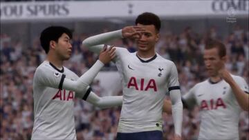 La celebraci&oacute;n de Delle Alli del Tottenham Hotspur F. C. tambi&eacute;n ser&aacute; eliminada